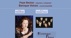 Desktop Screenshot of baroquevoices.co.nz